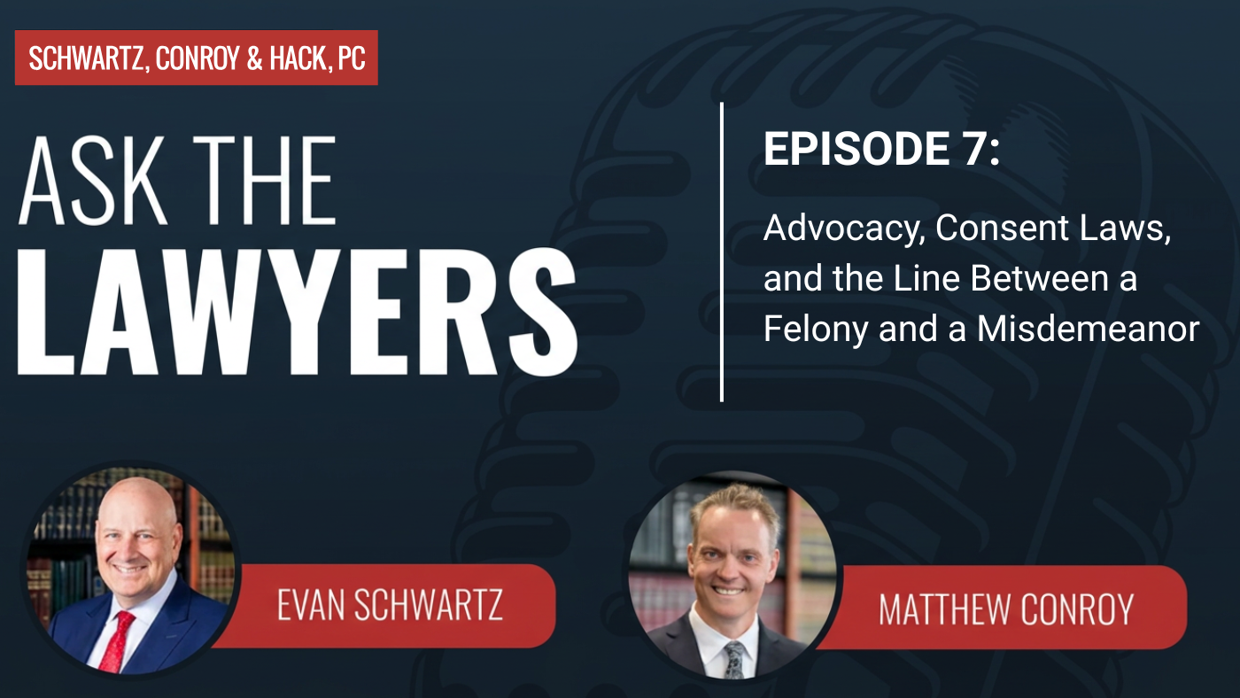 Ask the Lawyers Episode 7: Advocacy, Consent Laws, and the Line Between a Felony and a Misdemeanor